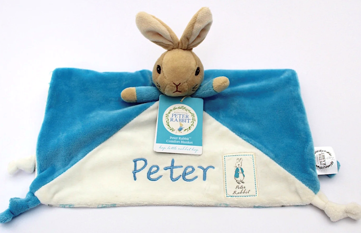 Peter Rabbit Soft Toys Rattle Comfort Blanket Cot Spiral Mobile Activity Booties - Picture 28 of 32