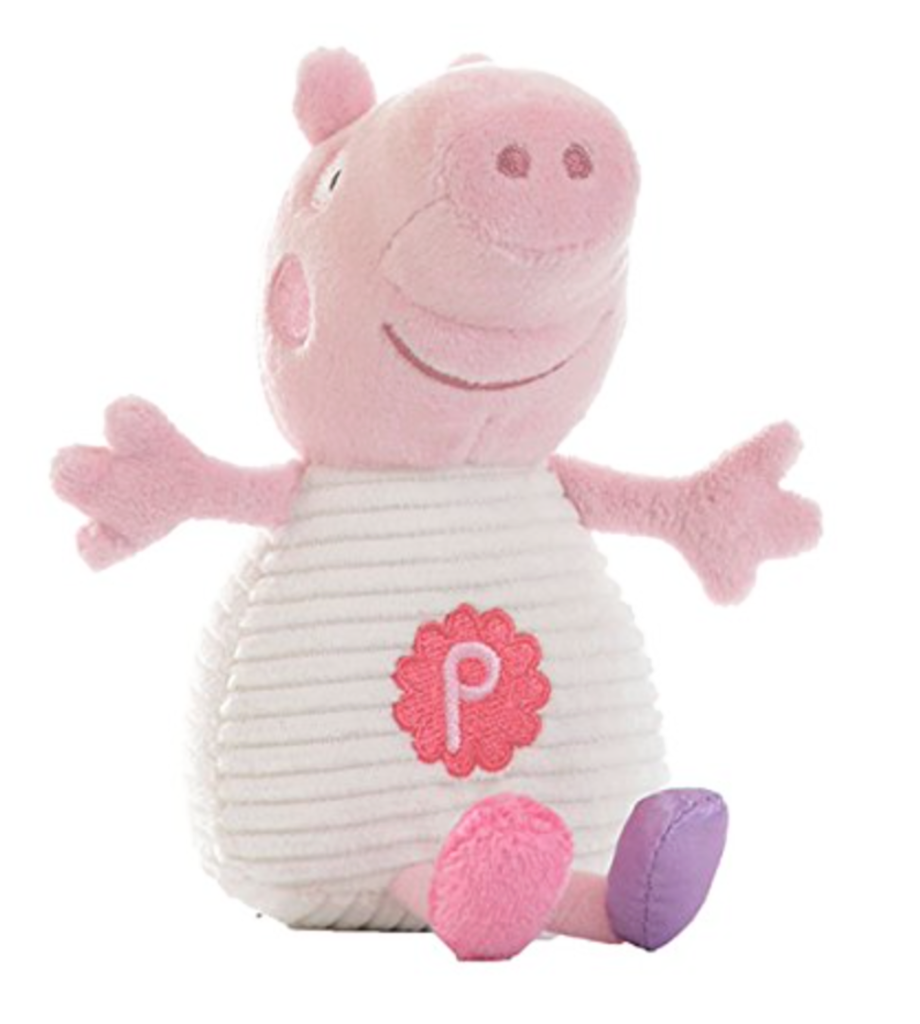 Peppa Pig George Chime Rattle Spiral Activity Toy Comforter Teether Musical