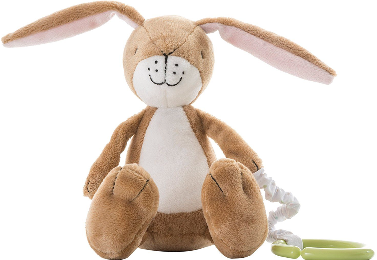 Little Nutbrown Hare Guess How Much I Love You Rattle Soft Toy New Baby Gift 