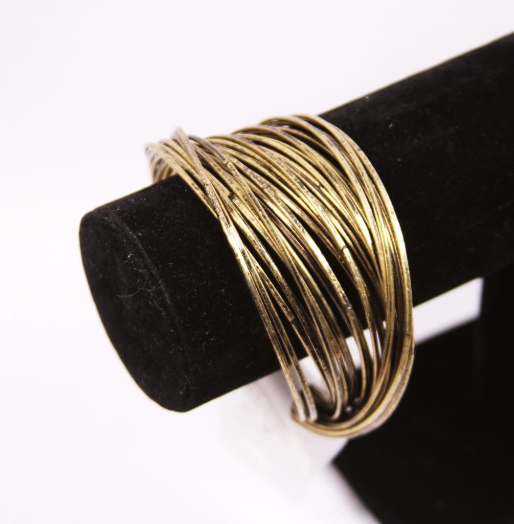 Womens Multi-Strand Gold, Black or Silver Tone Bracelet Fashion Jewelry jx28 New