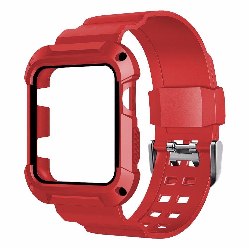 For Apple Watch Series 3/2/1 42mm 38mm Protective Case And Sports Band Wristband - Picture 2 of 8