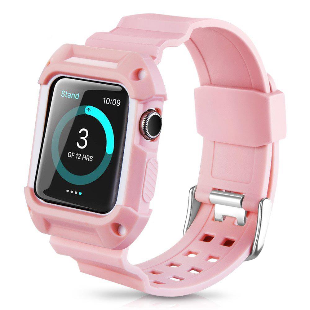 For Apple Watch Series 3/2/1 42mm 38mm Protective Case And Sports Band Wristband - Picture 3 of 8