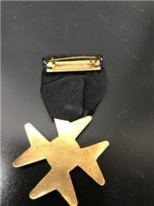 U.S. Military Iron Cross White Enamel & Gold American ...