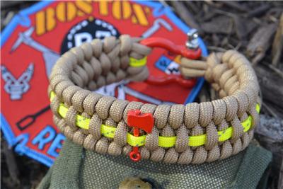 fireman paracord bracelet