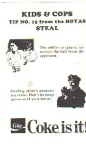 1983-84 Georgetown Hoyas Basketball Police Set (15) with Patrick Ewing Coca Cola | eBay