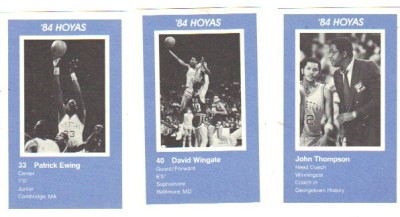 1983-84 Georgetown Hoyas Basketball Police Set (15) with Patrick Ewing Coca Cola | eBay