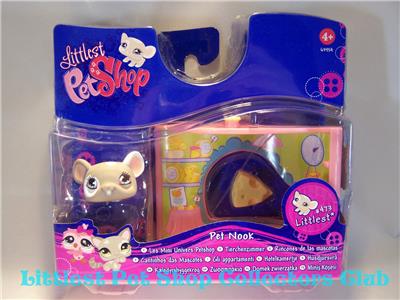 Littlest Pet Shop International Cheese Shop Nook MOUSE lot #473