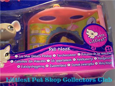 Littlest Pet Shop International Cheese Shop Nook MOUSE lot #473