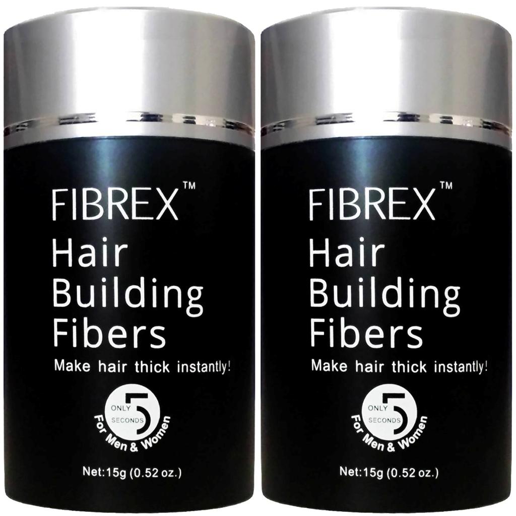 FIBREX Hair Building Thickening Fibers Dark Brown 30g Balding Loss