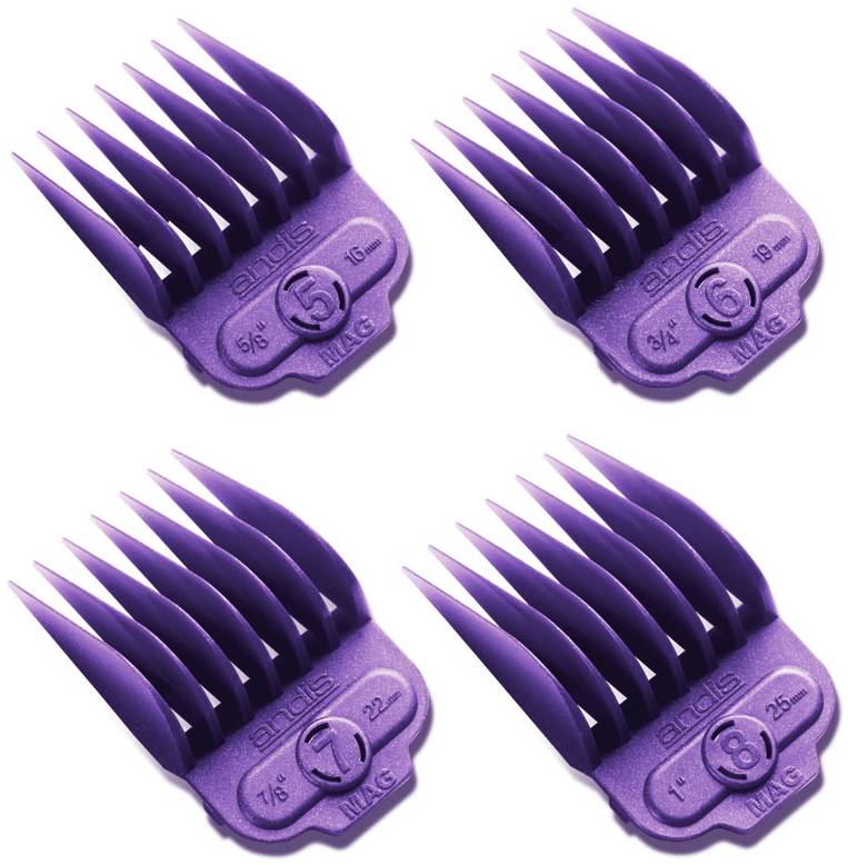Andis 4 Piece NanoSilver Comb Set Large Hair Clipper Attachments 66320 40102663208 eBay