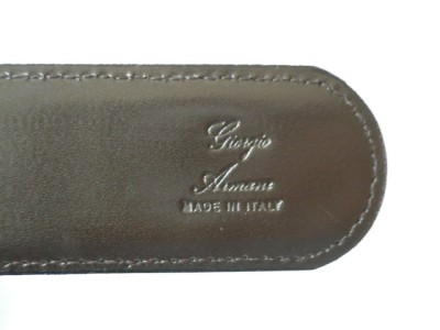 Authentic Giorgio Armani Leather Beltnew style..GA3806 | eBay