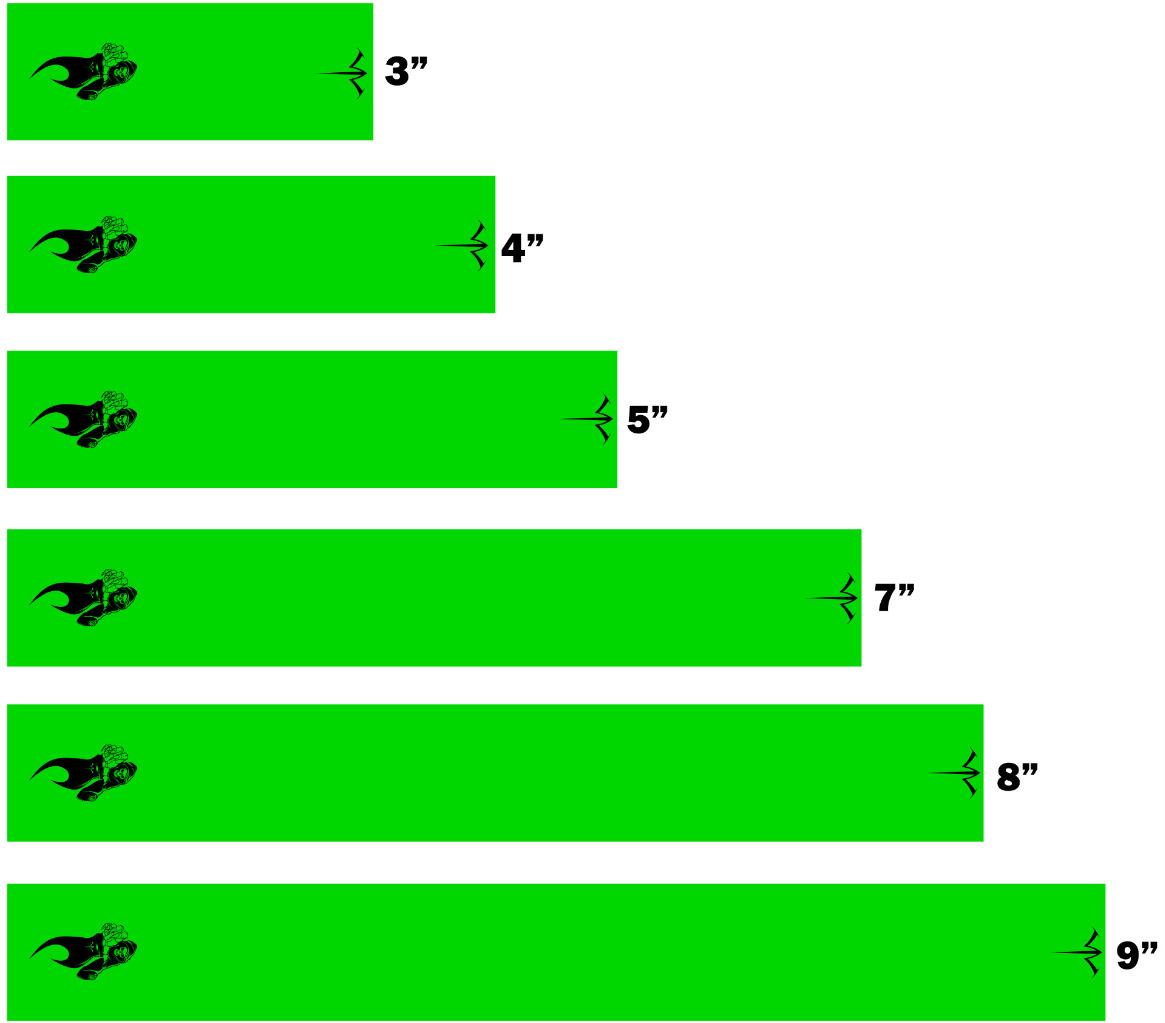 White Water Archery Fluorescent Neon Solid Grim Reaper Arrow Wraps 4 Colors