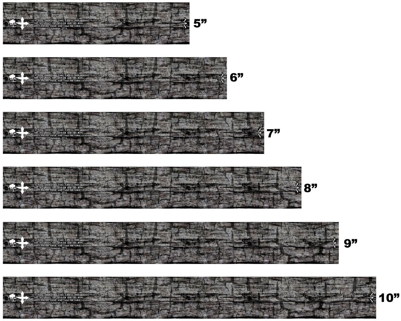 White Water Archery Genesis 27:3 Scripture Archer Cross 3 Arrow Wraps 15pc