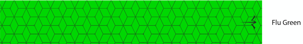 White Water Archery Fluorescent Cubes Solid Arrow Wraps 15 Pc