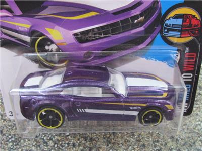 Hot Wheels 2016 #059/250 2010 chevy CAMARO SS purple HW Mild