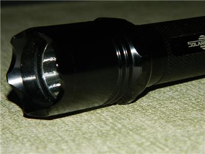 SolarForce L2 Original Tactical Flashlight Crenulated Bezel