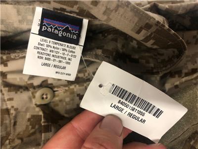 ジャケット・アウター Patagonia Level 9 AOR1 Temperate Blouse パタゴニア ミリタリー デジカモ 迷彩 ジャケット リップス