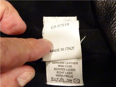 Vtg Men's Giorgio Armani Le Collezioni Made in Italy Black