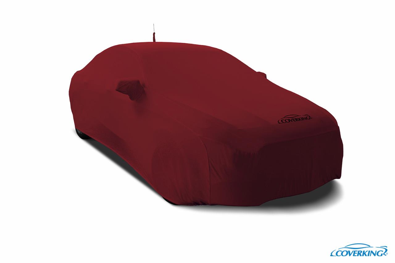 Housse de voiture extensible intérieure personnalisée en satin pour Ferrari boutiques Mondial