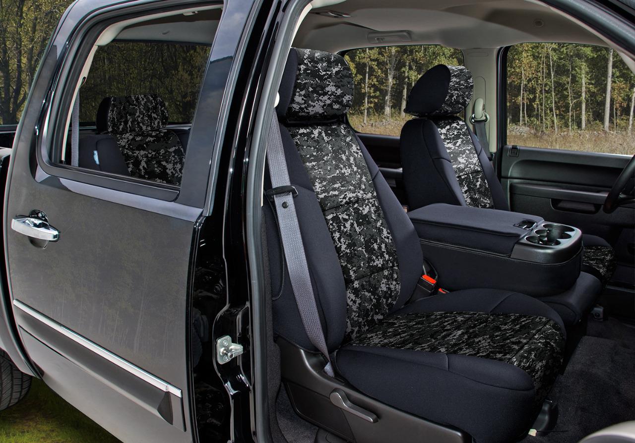 Details About Coverking Digital Camo Custom Fit Seat Covers For Dodge Ram 2500 Black Urban