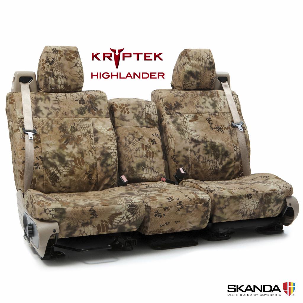 Seat Covers Ballistic Kryptek For Chevy Silverado 3500 Custom Fit - Picture 3 of 4