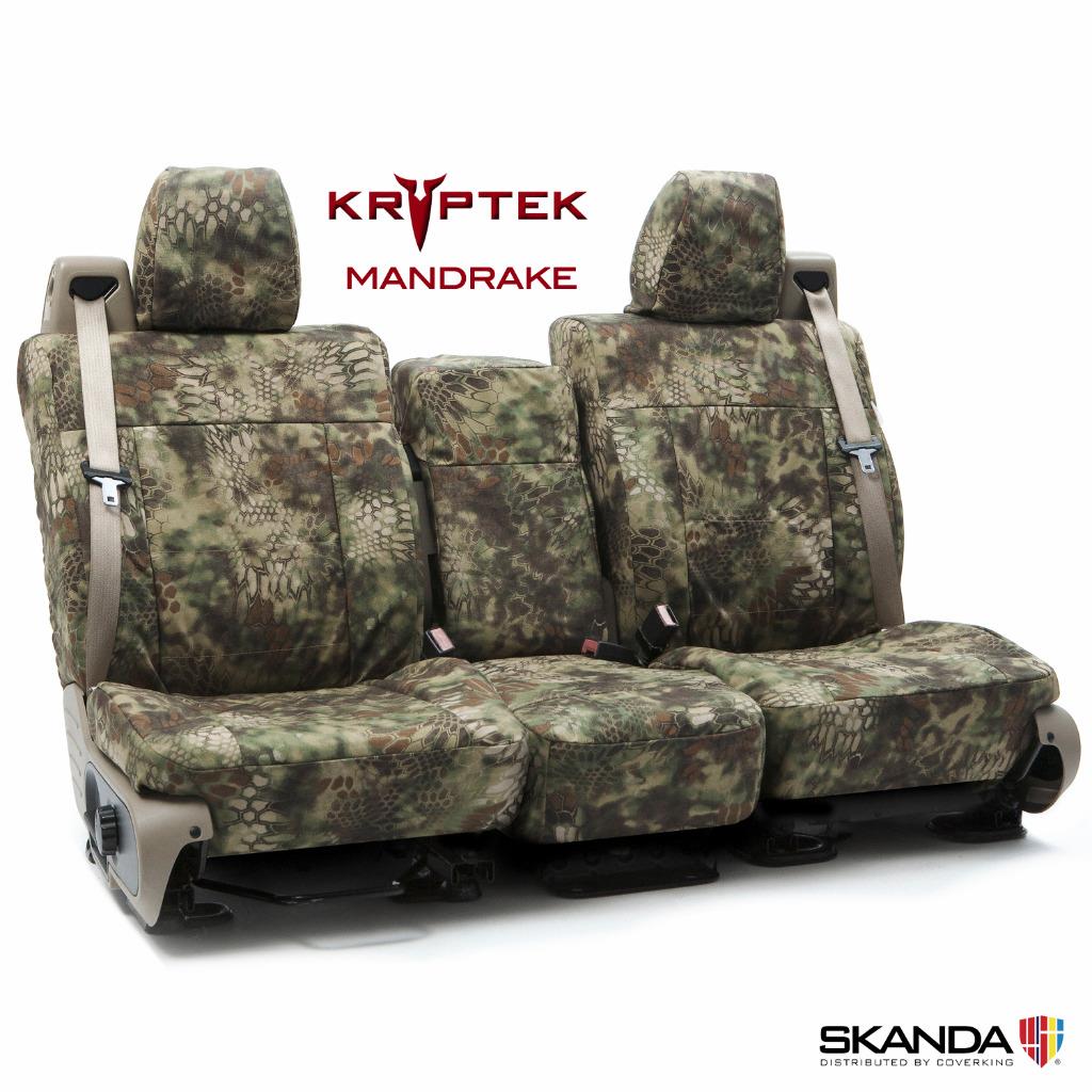 Seat Covers Ballistic Kryptek For Chevy Silverado 3500 Custom Fit - Picture 4 of 4