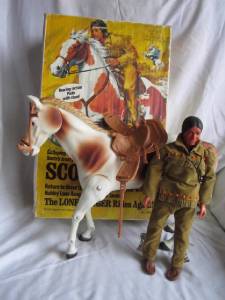 VINTAGE 1973 LONE RANGER LOT TONTO AND HIS HORSE SCOUT IN BOX 1970'S ...