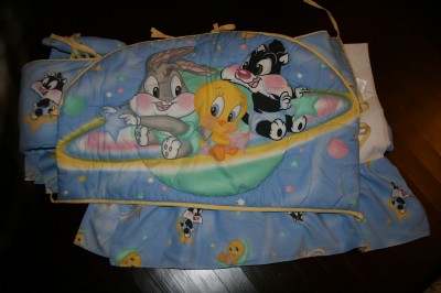 baby looney tunes crib set