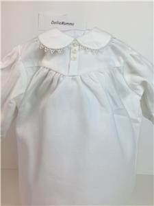 American Girl Addy White Flannel Nightgown~Pajamas Historical Pleasant Company