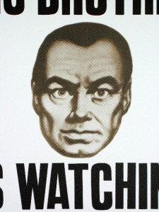 BIG BROTHER is WATCHING YOU, George Orwell's 1984 Print | eBay