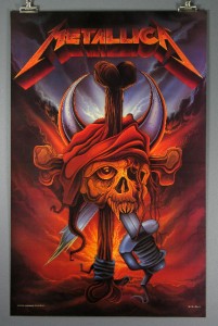 Metallica, Pirate Skull Metal Rare Music Poster 23x36