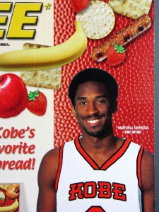 Kobe Bryant, Try Nutella, Original Store Display Poster with Coupon ...