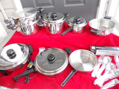 ROYAL PRESTIGE STAINLESS WATERLESS COOKWARE SKILLET POTS PANS NEW MADE ...