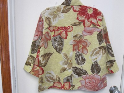 chicos floral blouse size 0
