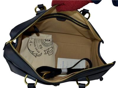 NWT $1795 Ghurka Italian-Made No. 66 ROVER Bag Dark Blue