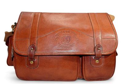【RE/Archive No.013】森の王権：黄茶エルク・メディスンバッグ Vintage Ghurka Marley Hodgson 137 FIELDING Bag Chestnut Vintage