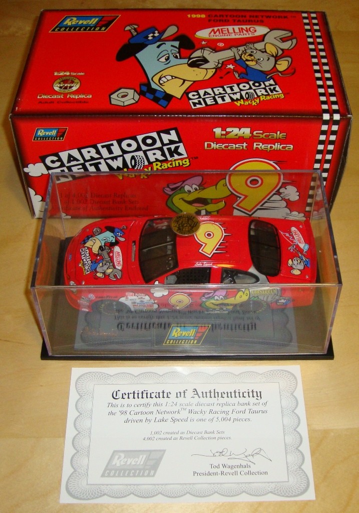 Nascar cartoon network ford taurus #4