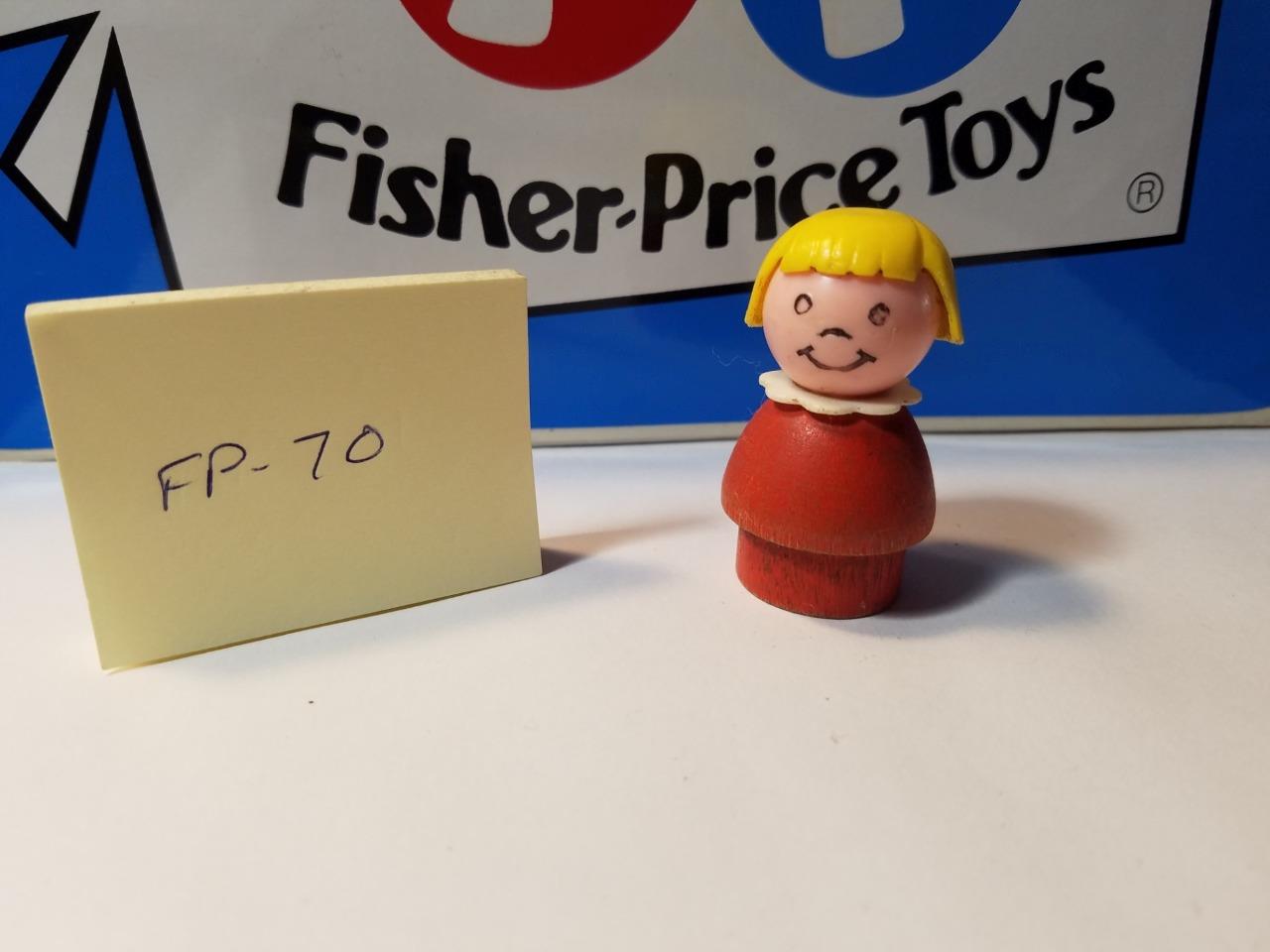 VINTAGE FISHER PRICE LITTLE PEOPLE FIGURE CHOICE ITEM INDIVIDUALLY WOOD PLASTIC