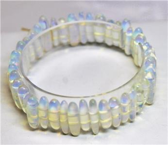 Mgj 150 Ctw Opalite Gemstone Bangle Bracelet Ebay