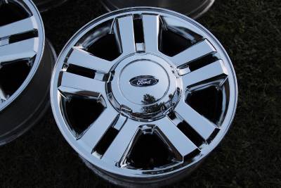 Ford F150 Lug Pattern >> 18" FORD F150 FACTORY OEM CHROME CLAD WHEELS RIMS ... Ford F150 Lug Pattern >> 18" FORD F150 FACTORY OEM CHROME CLAD WHEELS RIMS ...