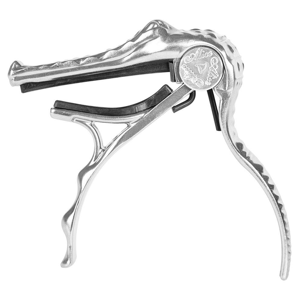 Alice Crocodile Aluminum Alloy Acoustic Folk Guitar Capo Clamp - Picture 8 of 10