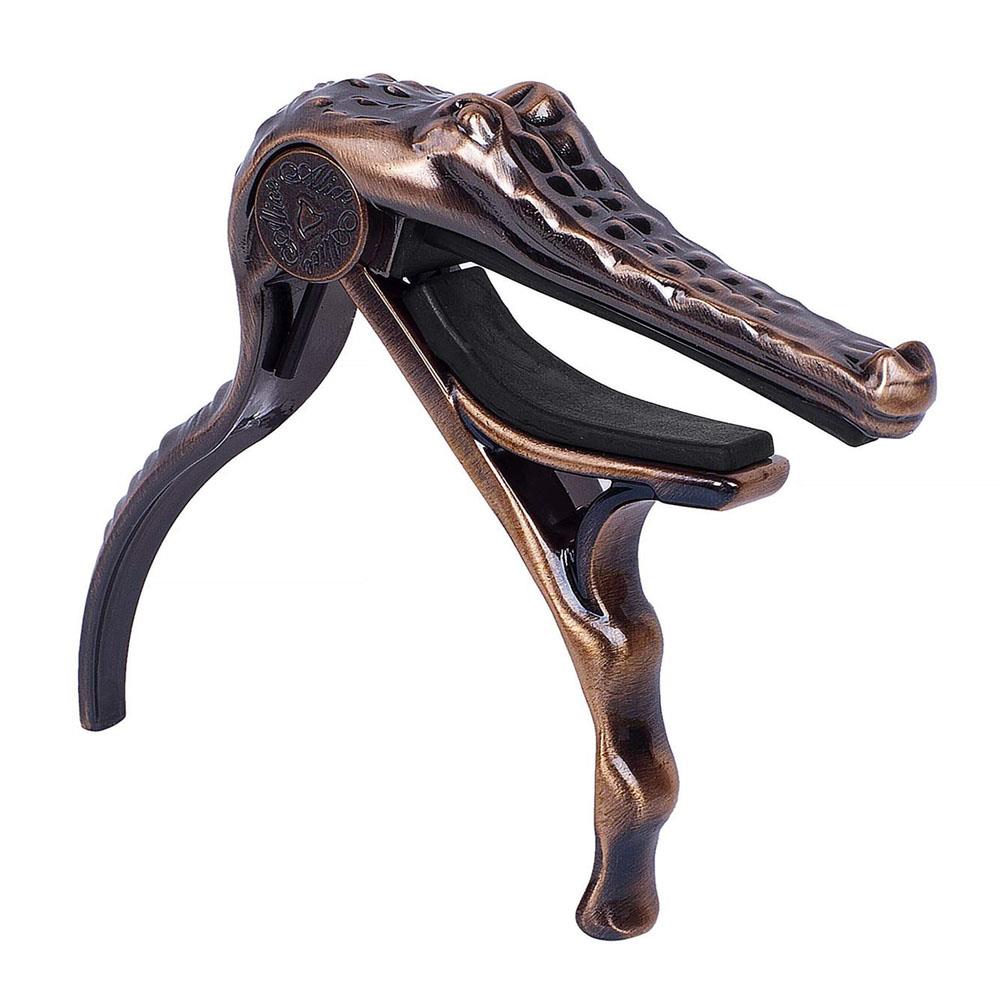 Alice Crocodile Aluminum Alloy Acoustic Folk Guitar Capo Clamp - Picture 10 of 10