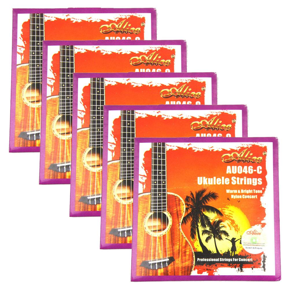 5Sets Alice Concert Ukulele Strings Modified Nylon AECG AU046C eBay