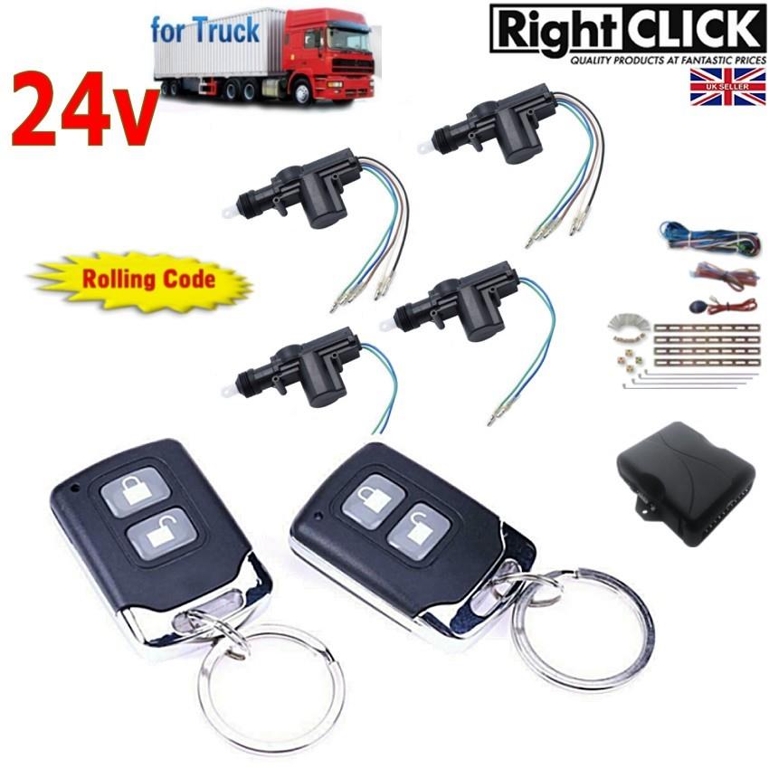 24v Central Locking Kit Remote Keyless