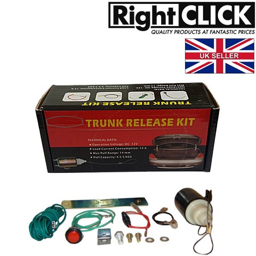 Electric boot release kit / door popper EBRK