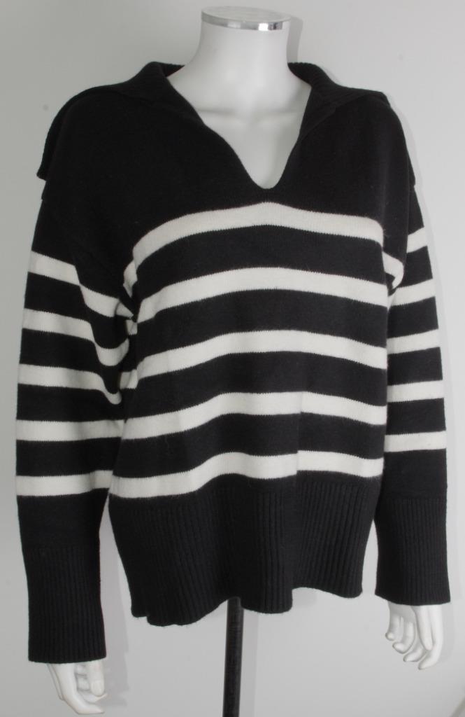 Zara black and white new arrivals jumper