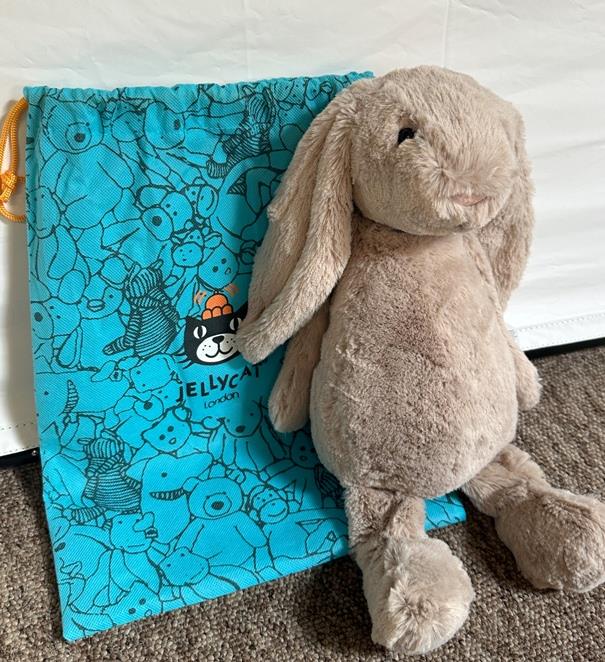 JELLYCAT LARGE BASHFUL BEIGE BUNNY RABBIT COLLECTABLE PLUSH