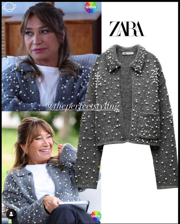 【新品未使用タグ付】ガジェス Clara Knit Cardigan グレー Clara Knit Cardigan | Gajess