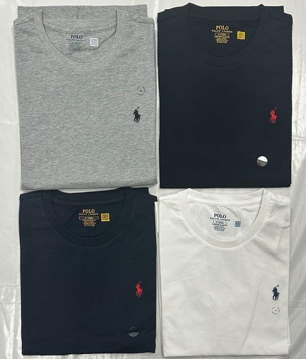 GENUINE QR POLO RALPH LAUREN CREW NECK PONY LOGO SLIM FIT