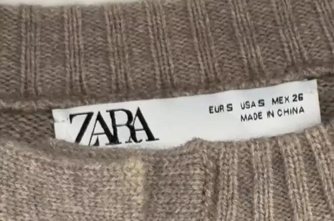 ZARA MINK WOOL BLEND KNIT CAPE JACKET BUTTON UP ROUND NECK PONCHO